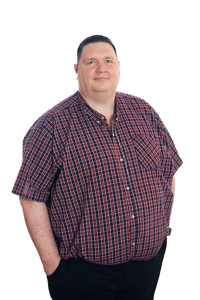A head shot of Alan Drylie