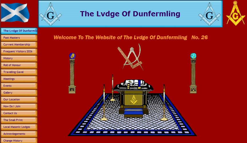 an image of the current website using older styling of html & css and broken JavaScript